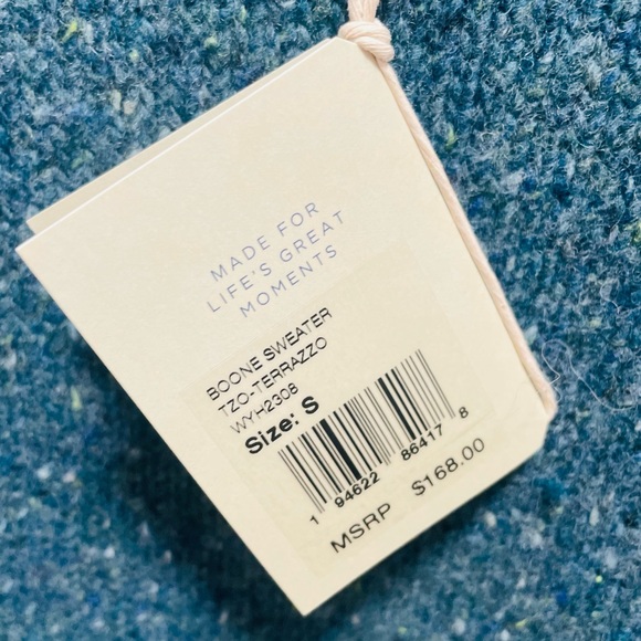 NWT Faherty Boone Sweater in Terrazano XS - Picture 7 of 7